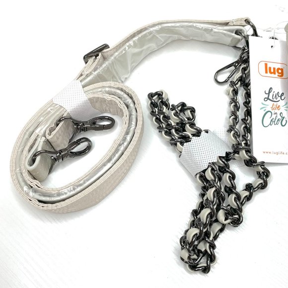 Lug Flyer Bag Ivory Cream Small Crossbody Quilted Convertible Belt Bag New - Picture 7 of 12